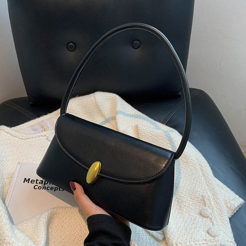 Stylish Good Texture Retro Easy-to-match One-shoulder Underarm Bag