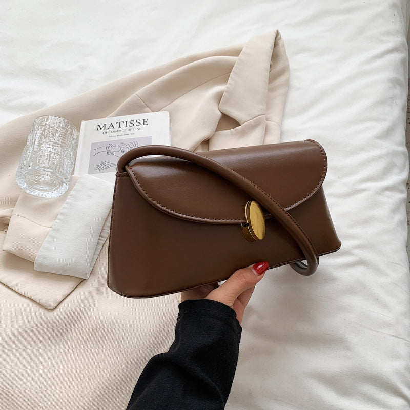 Stylish Good Texture Retro Easy-to-match One-shoulder Underarm Bag